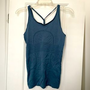 Lululemon swiftly tech strappy tank top; sz 4